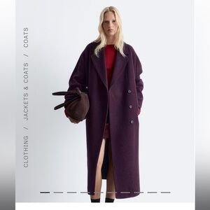 & OTHER STORIES VOLUMINOUS BELTED WOOL COAT